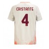 AS Roma Bryan Cristante #4 Bortedrakt 2024-25 Kortermet